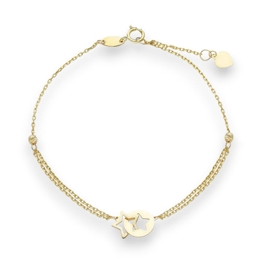 Bracciale Bracciale in oro con Stelle traforate - Gioielli Pavan