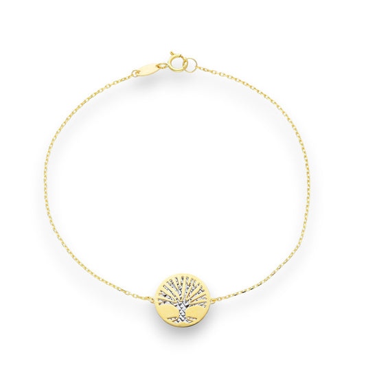 Bracciale Bracciale in oro due colori con Albero della vita - Gioielli Pavan