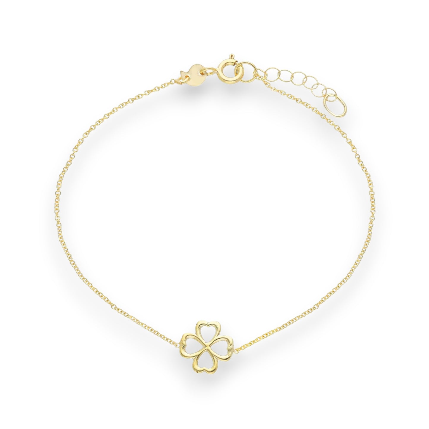 Bracciale Bracciale in oro con Quadrifoglio traforato - Gioielli Pavan