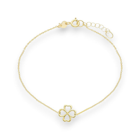 Bracciale Bracciale in oro con Quadrifoglio traforato - Gioielli Pavan