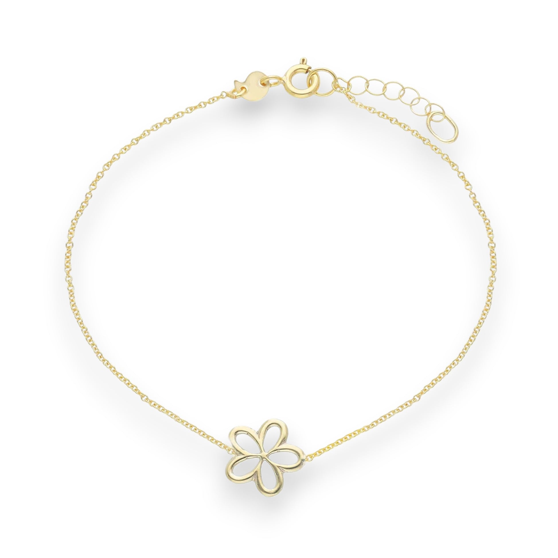 Bracciale Bracciale in oro con Fiore traforato - Gioielli Pavan