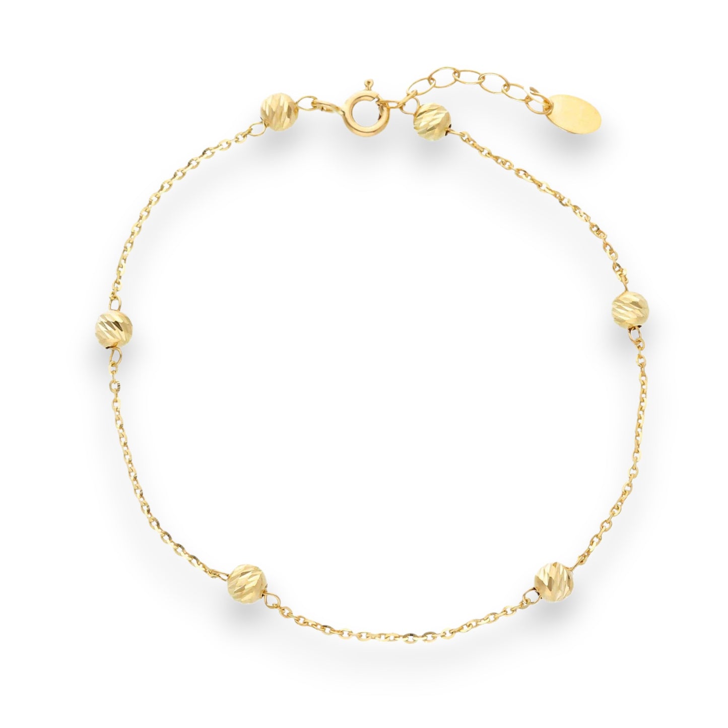Bracciale Bracciale in oro con palline lavorate alternate - scopri le varianti - Gioielli Pavan