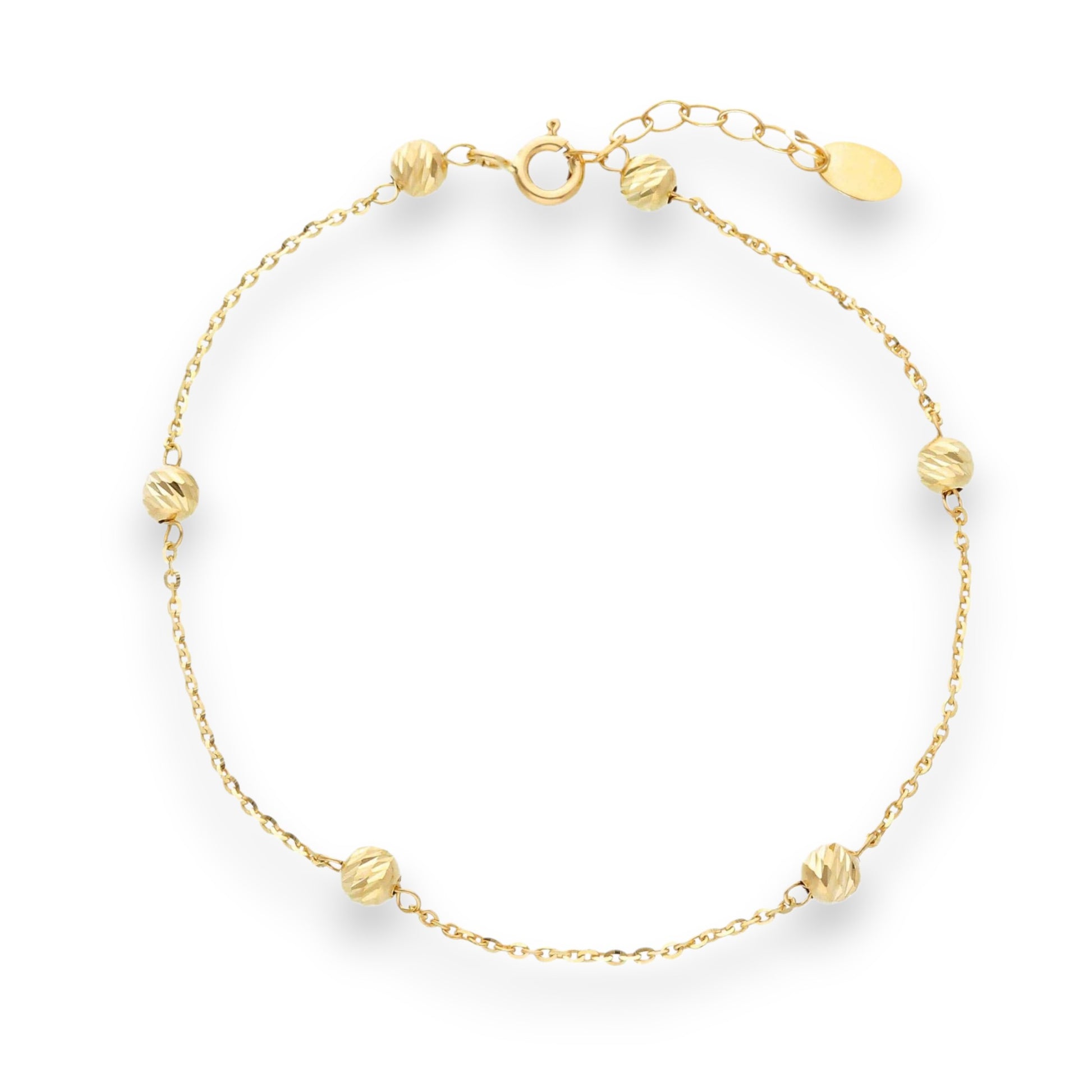 Bracciale Bracciale in oro con palline lavorate alternate - scopri le varianti - Gioielli Pavan