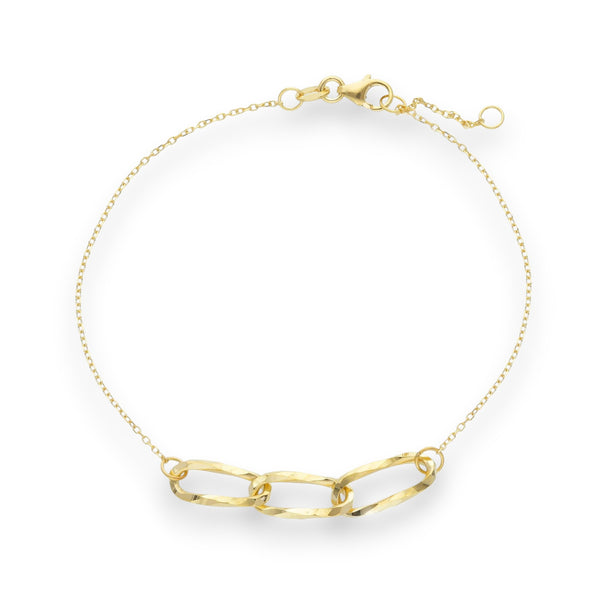 Bracciale Bracciale in oro con anelli lavorati - Gioielli Pavan