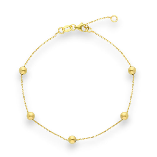 Bracciale Bracciale in oro con palline alternate - Gioielli Pavan