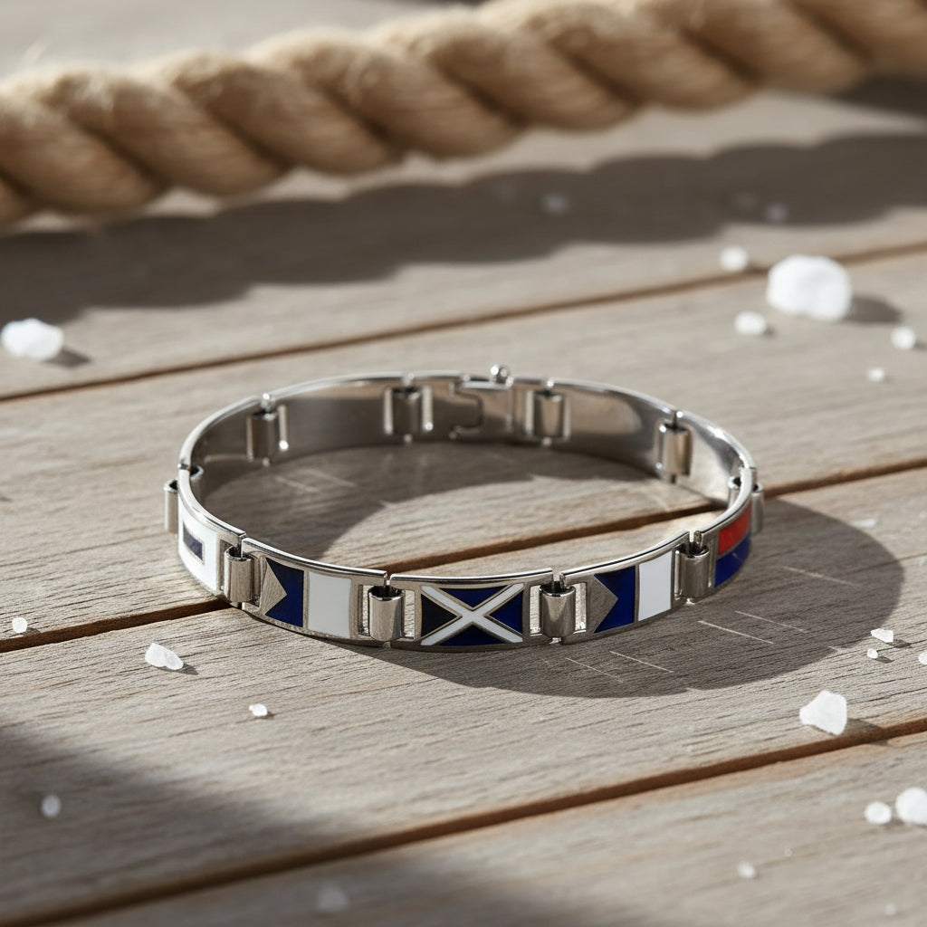 Gioielli Pavan Bracciale bandiere nautiche artigianale