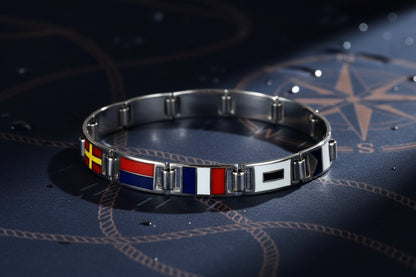Gioielli Pavan Bracciale bandiere nautiche artigianale 2