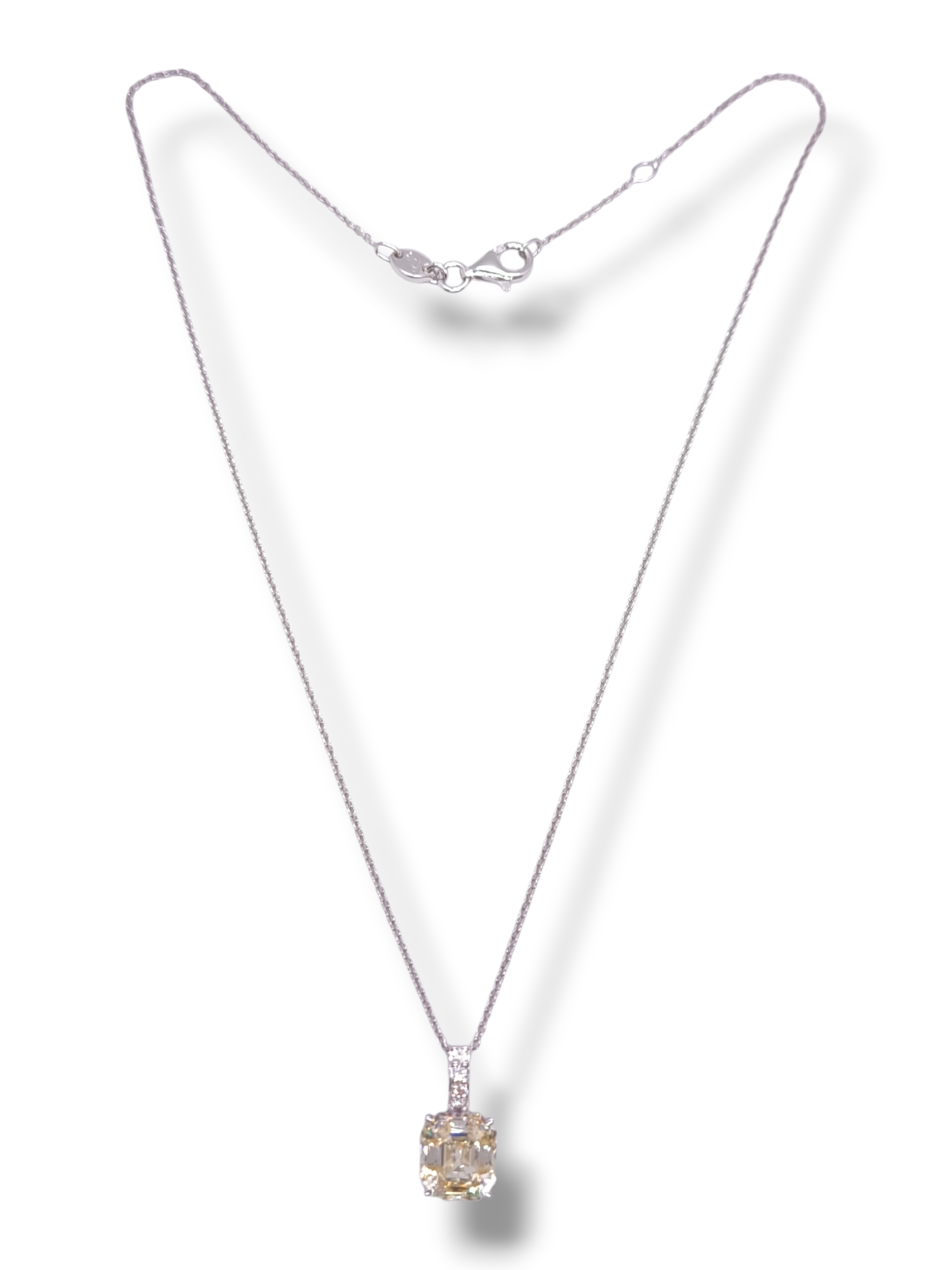 Girocollo Girocollo Argento 925 Zirconi Pavé e Yellow - Gioielli Pavan