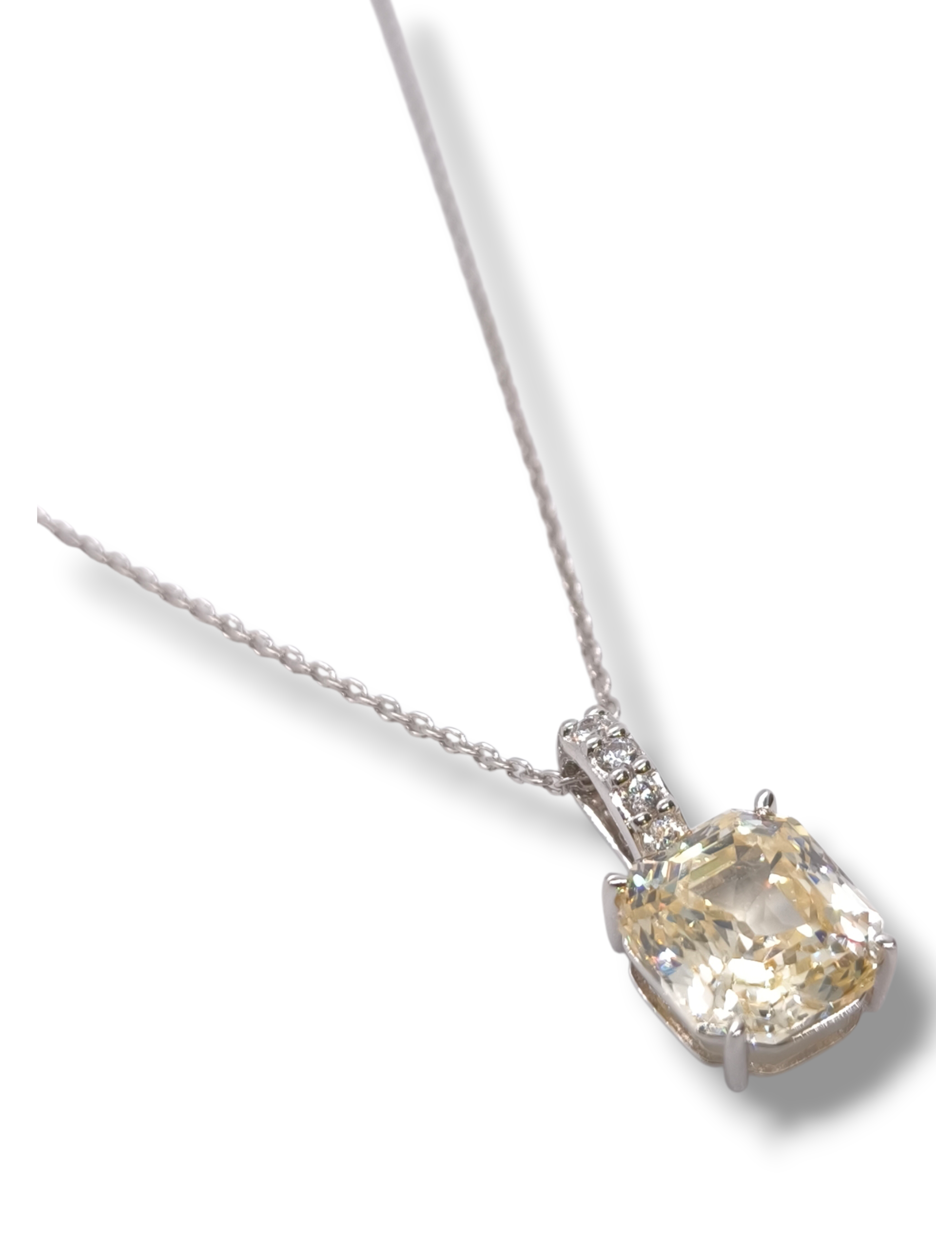 Girocollo Girocollo Argento 925 Zirconi Pavé e Yellow - Gioielli Pavan