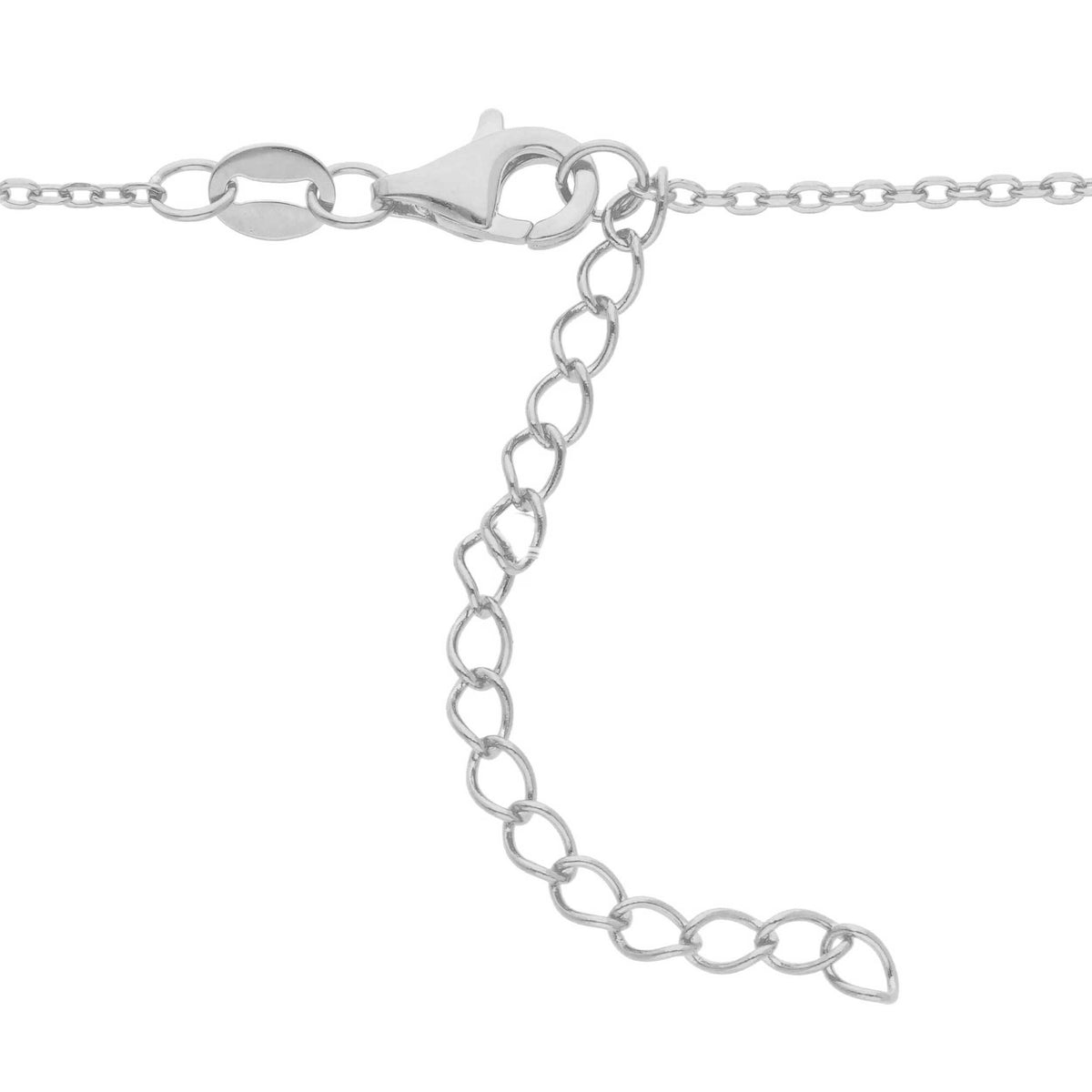 Girocollo in argento 925 con zirconia verdi e incolori - Gioielli Pavan