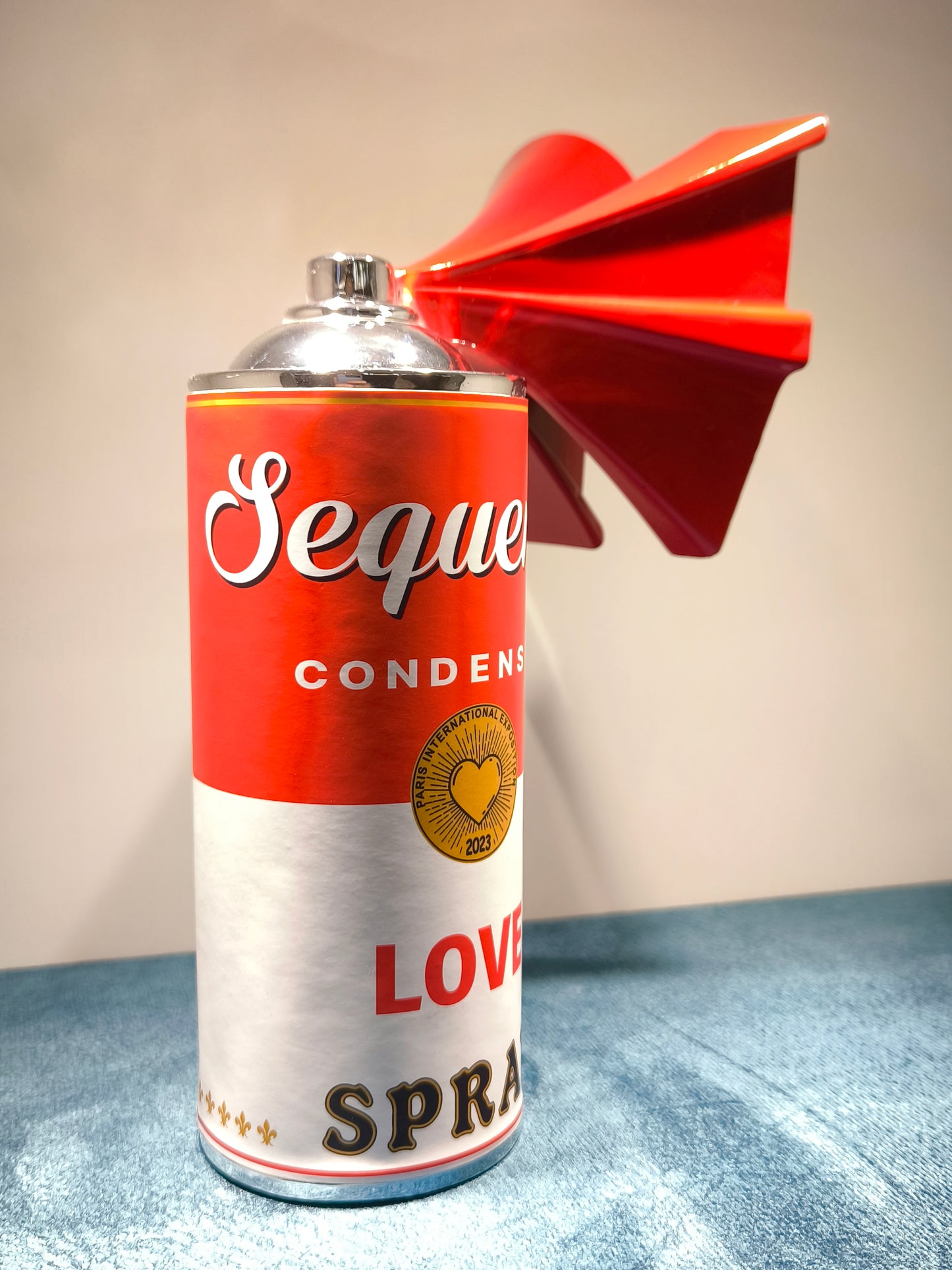 Home decor pop art - smaltato Love spray Sequenze