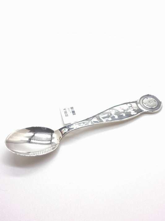 The most beautiful hour teaspoon in silver