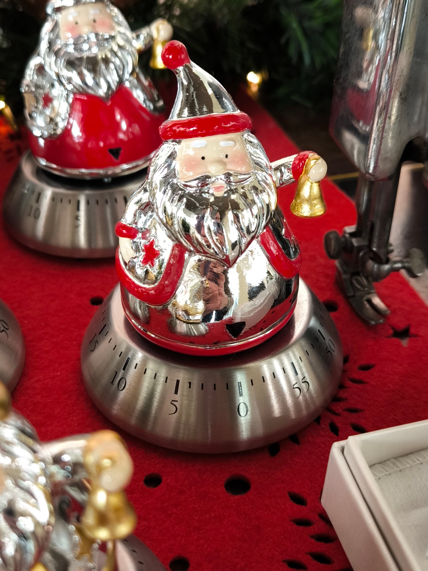 Babbo Natale timer Rosso