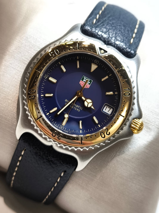 Tag-Heuer S\EL steel and gold