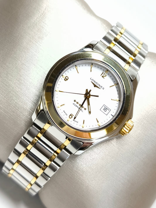 Longines Admiral steel and gold