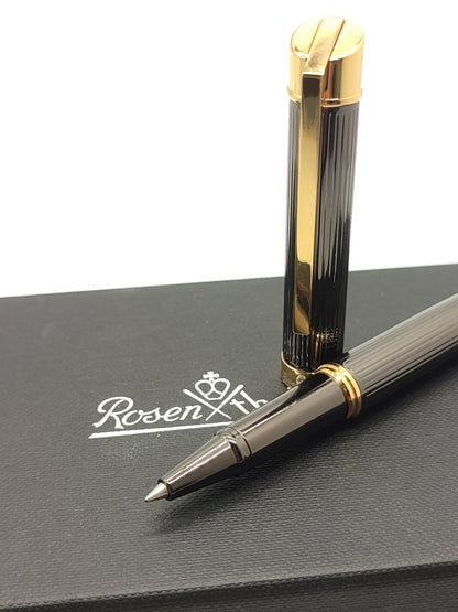 Rosenthal ballpoint pen with black pinstripe
