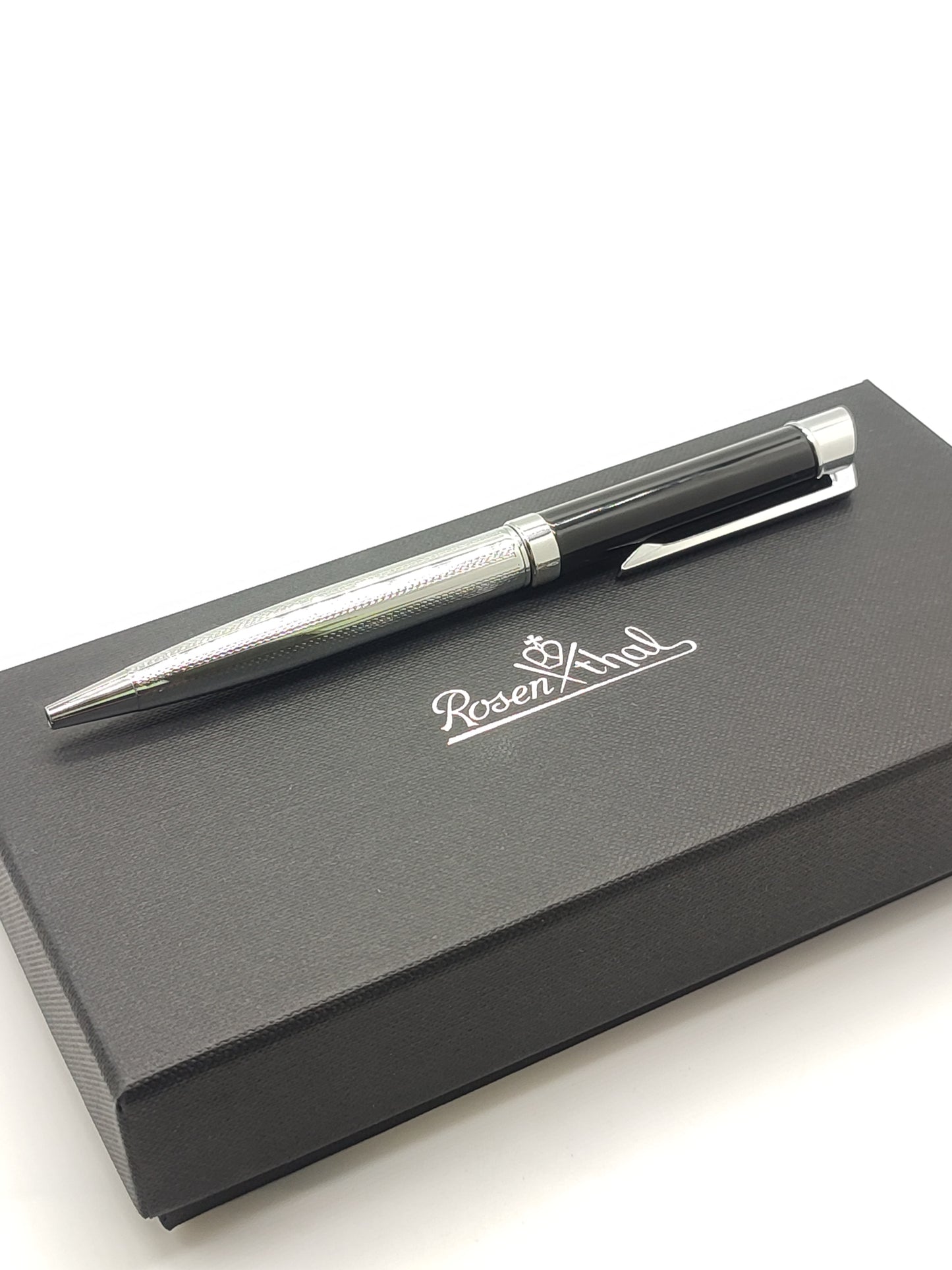 Rosenthal silver pleated ballpoint pen