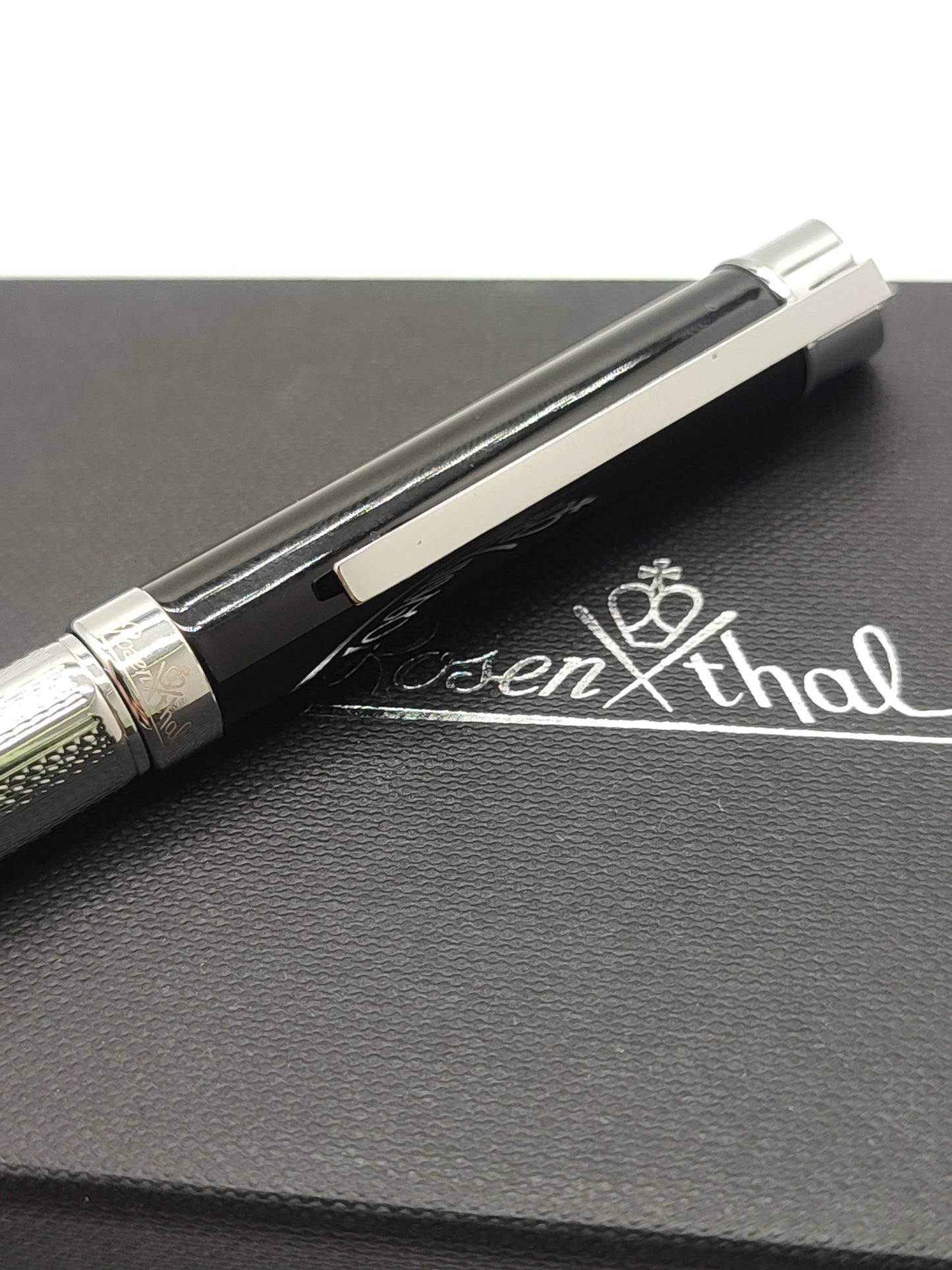 Rosenthal silver pleated ballpoint pen