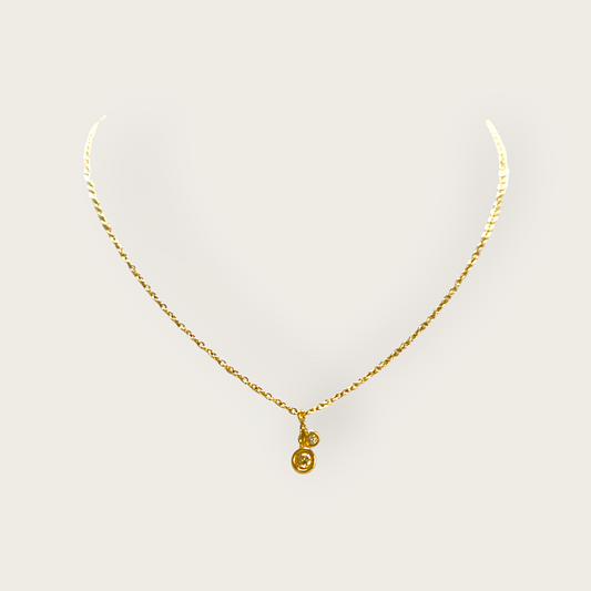 Mimì necklace in gold with diamonds