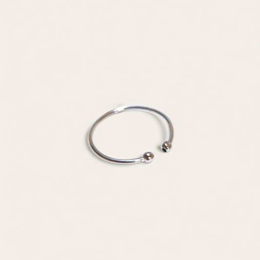 Orecchino singolo ear cuff in argento