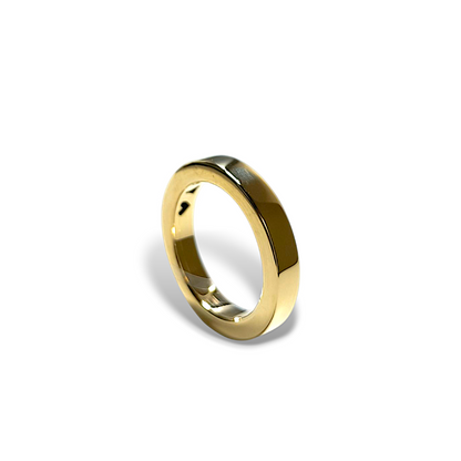 Pavan - Yellow gold band ring