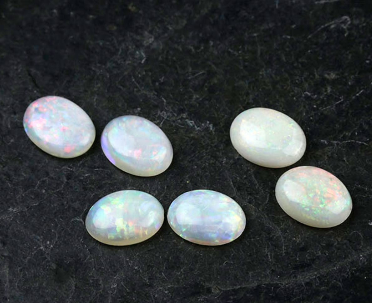 gemme Opale Ovale Australia 8x6 mm - Gioielli Pavan