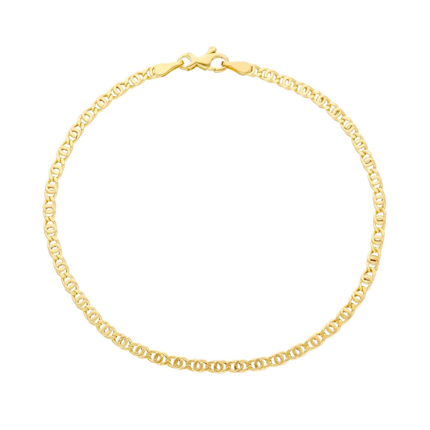 Collana Collana maglia ad occhio di pernice 2,5 mm 18kt - Gioielli Pavan