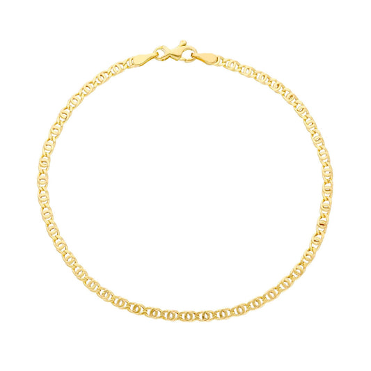 Collana Collana maglia ad occhio di pernice 2,5 mm 18kt - Gioielli Pavan
