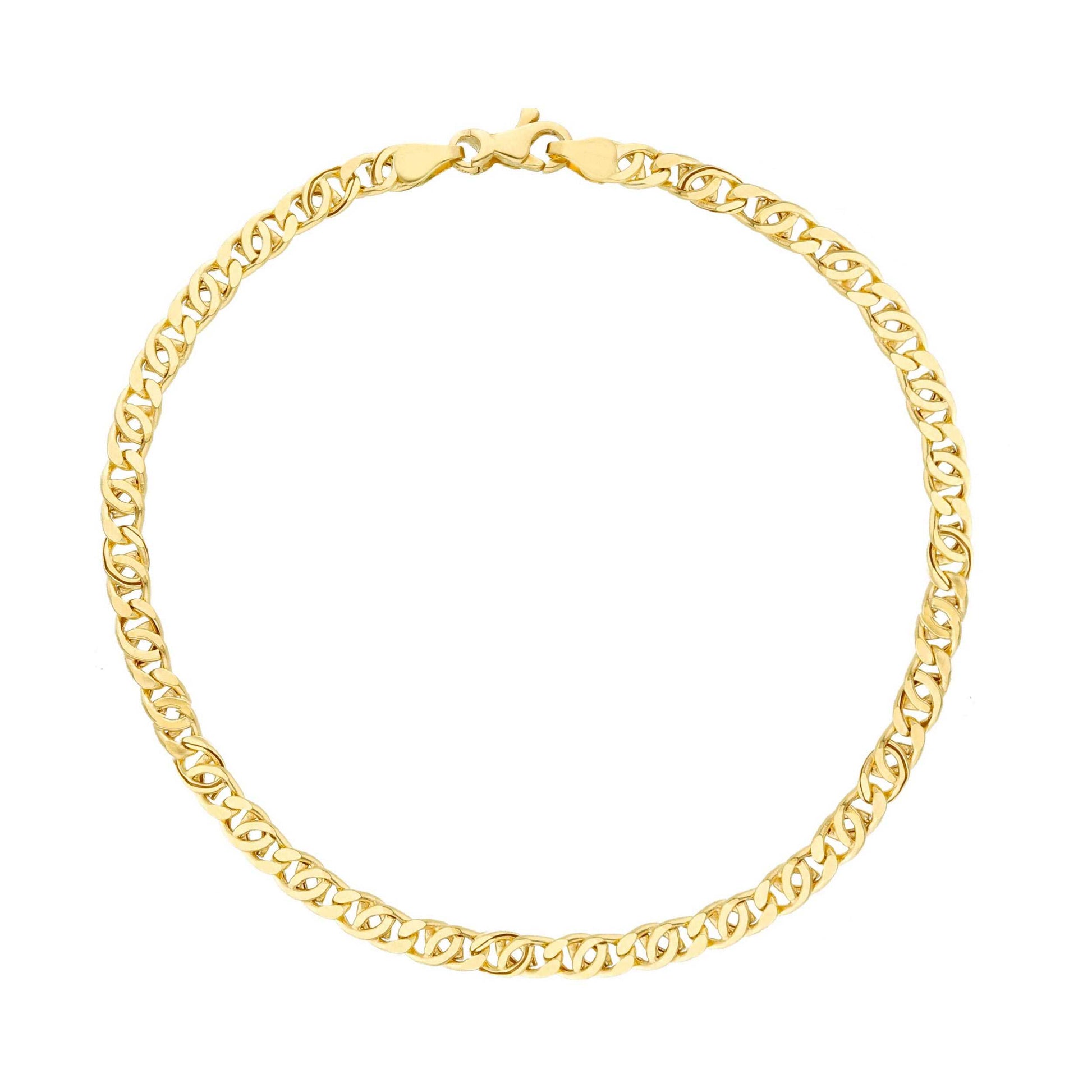 Collana Collana maglia ad occhio di pernice 3,5 mm 18kt - Gioielli Pavan
