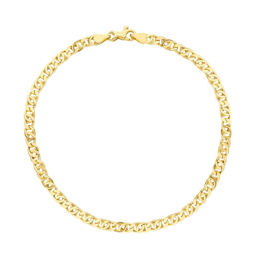 Collana Collana maglia ad occhio di pernice 3,5 mm 18kt - Gioielli Pavan