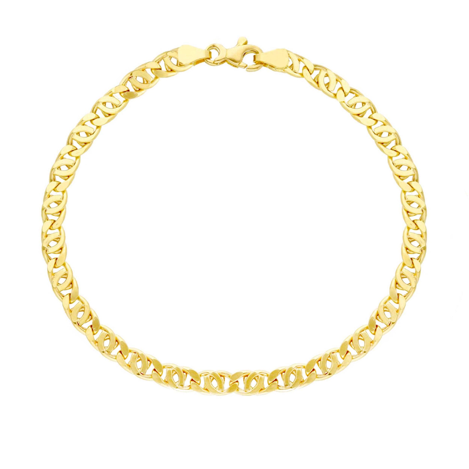 Collana Collana maglia ad occhio di pernice 4,0 mm 18kt - Gioielli Pavan