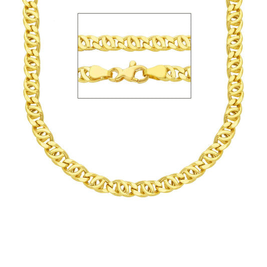 Collana Collana maglia ad occhio di pernice 4,0 mm 18kt - Gioielli Pavan
