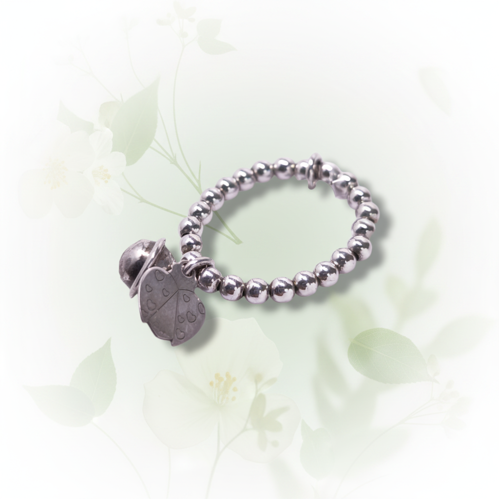 Anello Anello elastico con coccinella - Gioielli Pavan
