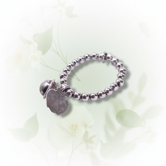 Anello Anello elastico con coccinella - Gioielli Pavan