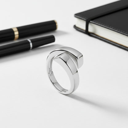 anello essential still life bianco 