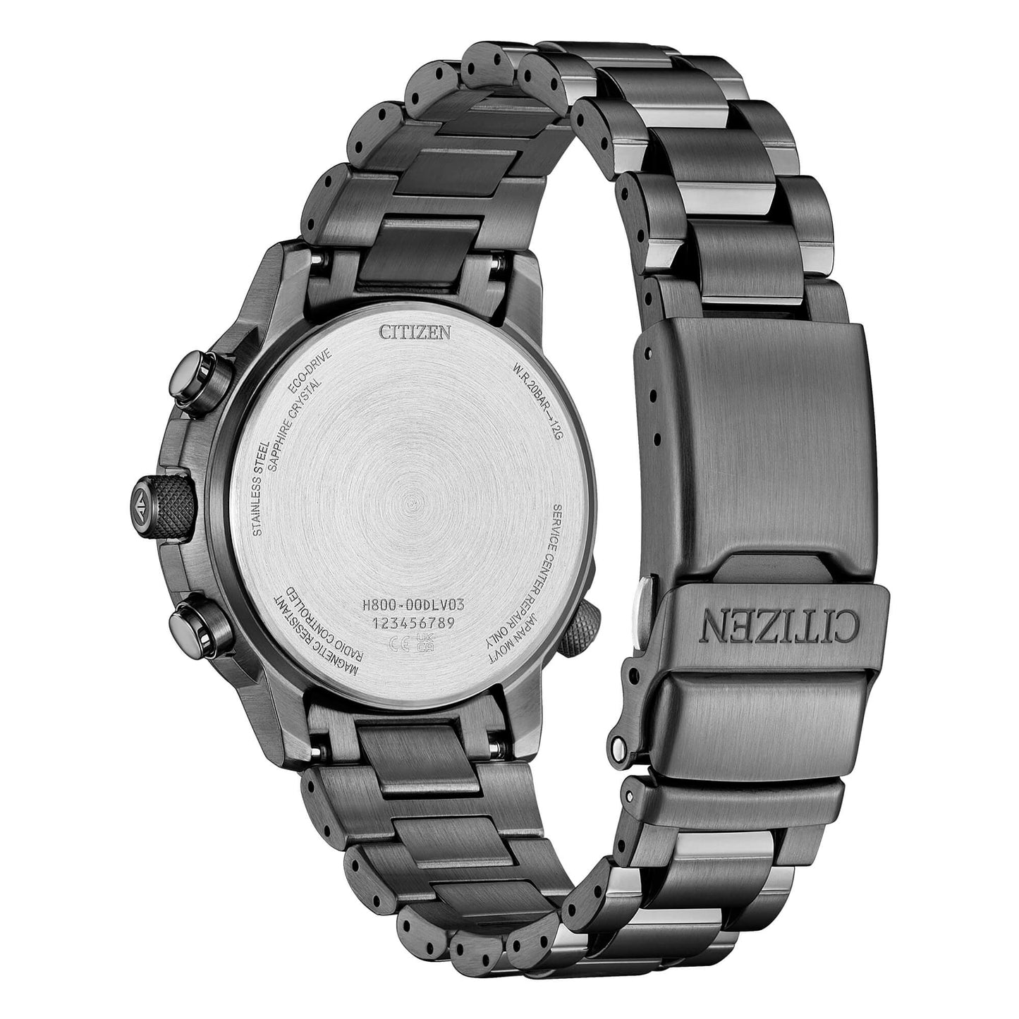 Orologi da polso Citizen Radiocontrollato Crono Pilot Acciaio 41mm - Gioielli Pavan