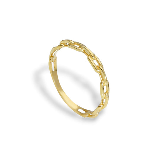 Anello Anello in oro fedina minimal maglia geometrica - Gioielli Pavan