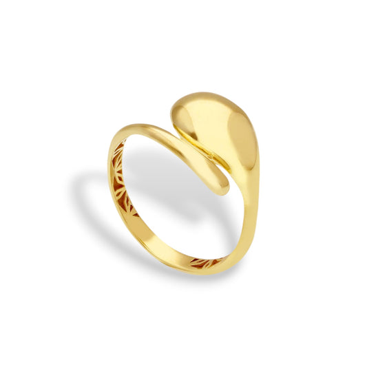 Anello Anello in oro fascia design geometrico - Gioielli Pavan