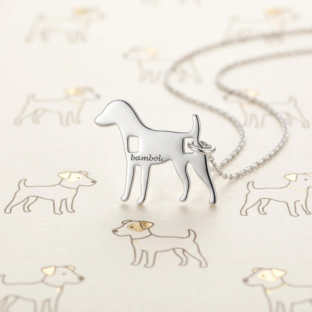 Ciondolo Jack Russell iBamboli Mod. 6 in argento 925 - Gioielli Pavan