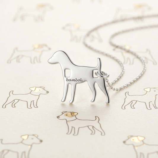 Ciondolo Jack Russell iBamboli Mod. 6 in argento 925 - Gioielli Pavan