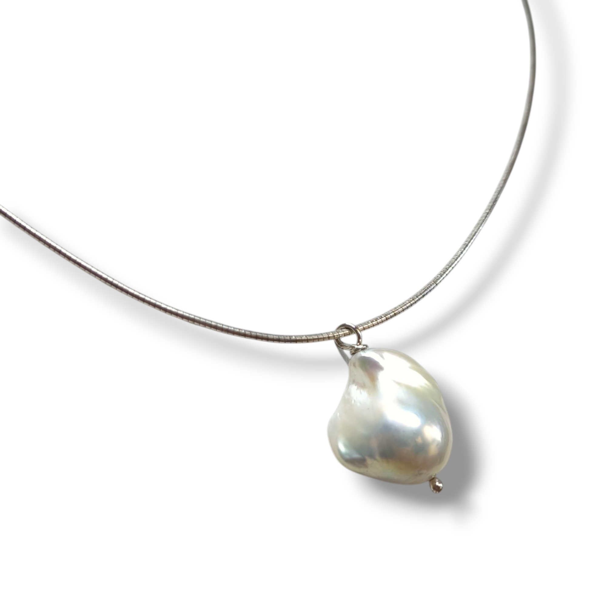 Girocollo Girocollo in argento con perla scaramazza - Gioielli Pavan