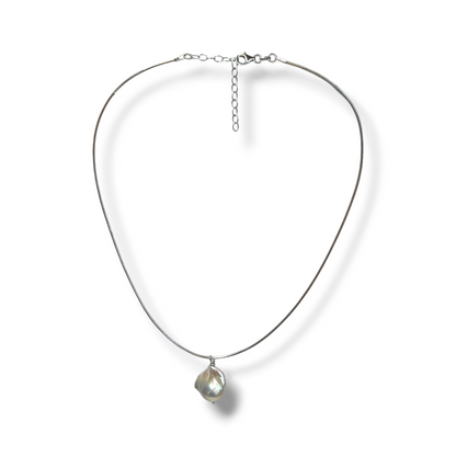 Girocollo Girocollo in argento con perla scaramazza - Gioielli Pavan