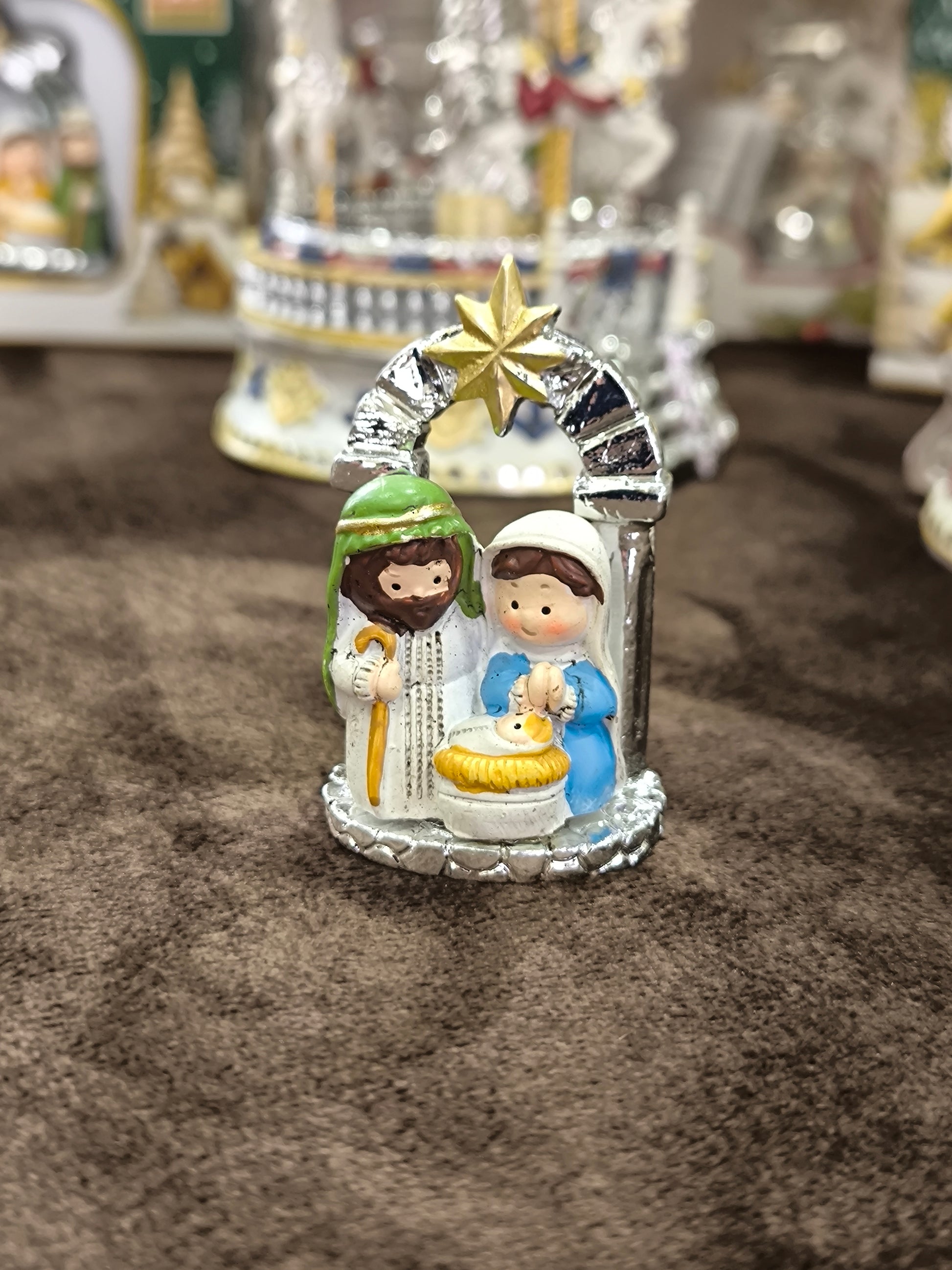 natale Presepe argentato colorato - Gioielli Pavan