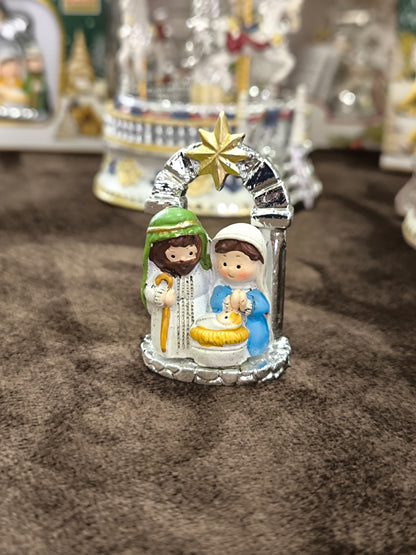 natale Presepe argentato colorato - Gioielli Pavan