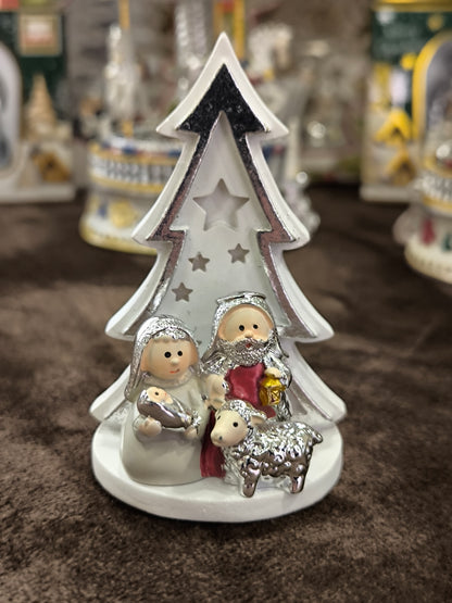 natale Presepe argentato colorato - Gioielli Pavan