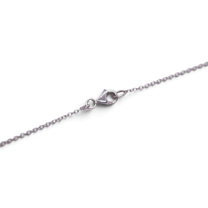 Girocollo in oro bianco 18 kt con perla australiana e smeraldo - Gioielli Pavan
