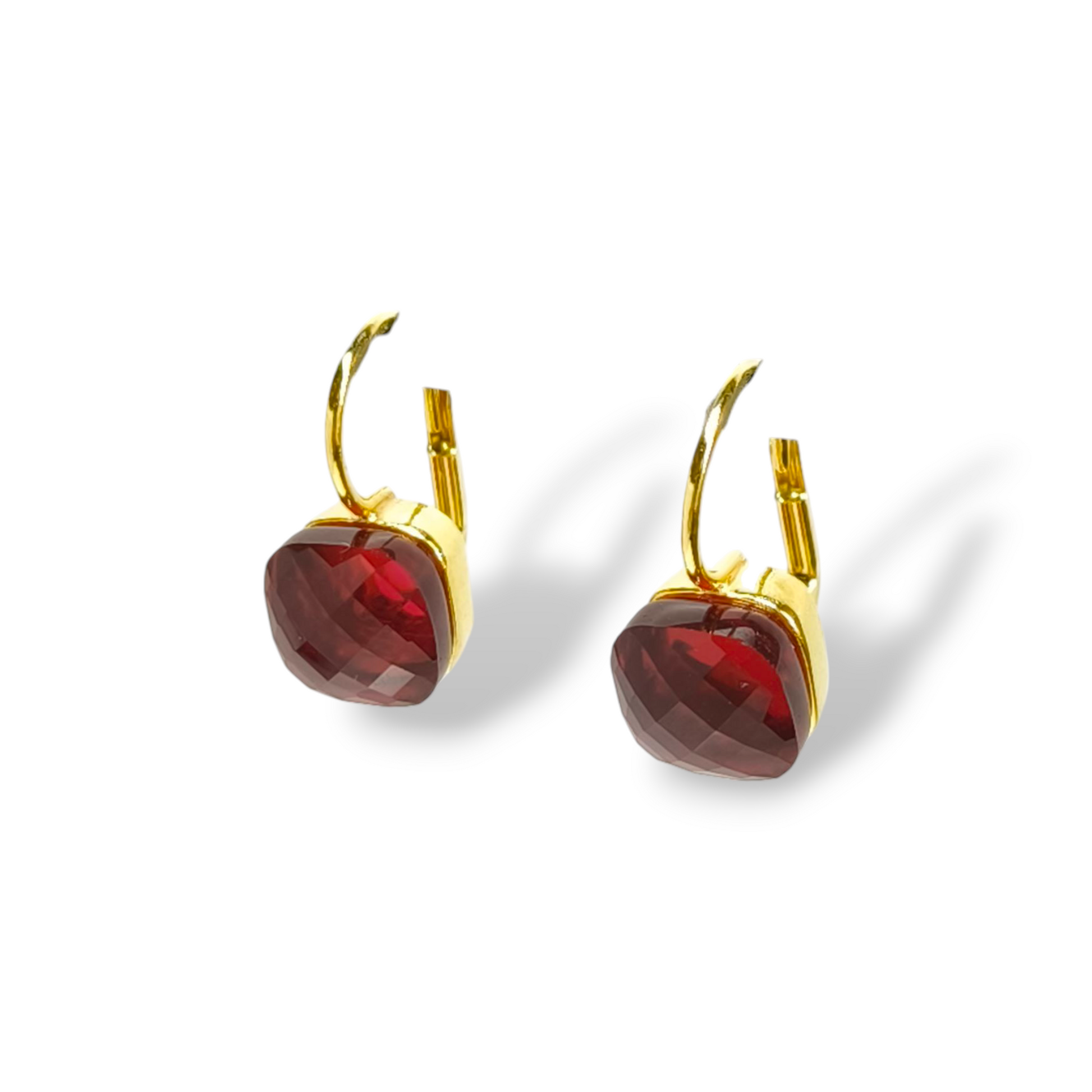 Orecchini Orecchini in argento monachella con quarzo arancio-rosso - Gioielli Pavan