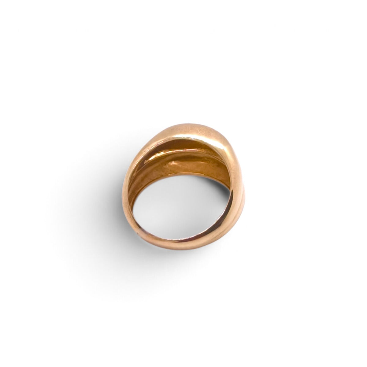 Anello a fascia geometrica in oro giallo 9kt - Gioielli Pavan