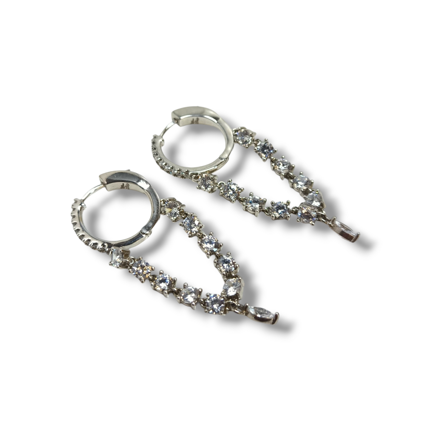 Orecchini Orecchini in argento pendenti con zirconi - Gioielli Pavan