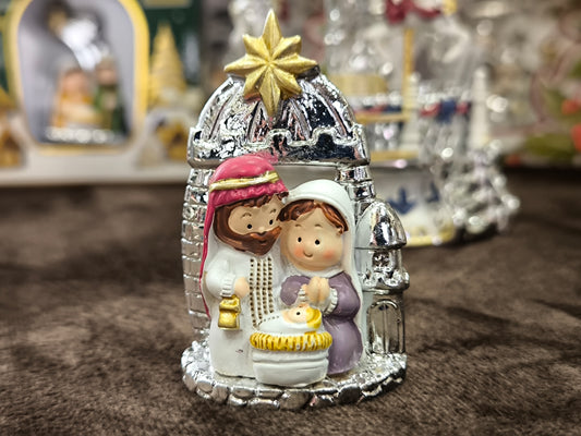 natale Presepe argentato colorato - Gioielli Pavan